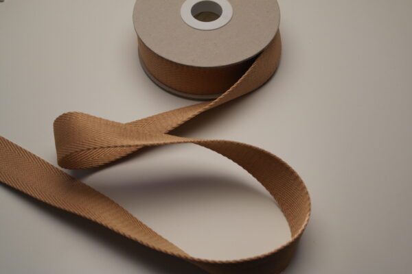 Gurtband Meterware Fischgrat 38mm 869 beige
