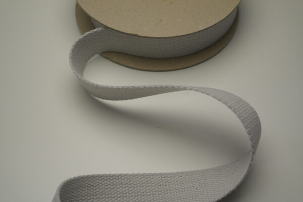Gurtband Meterware 40 mm uni hellgrau 016