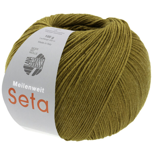 Meilenweit 100 4-fädig Seta uni laubgrün 049