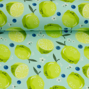 Baumwolle Webware Swafing Fruits Limetten