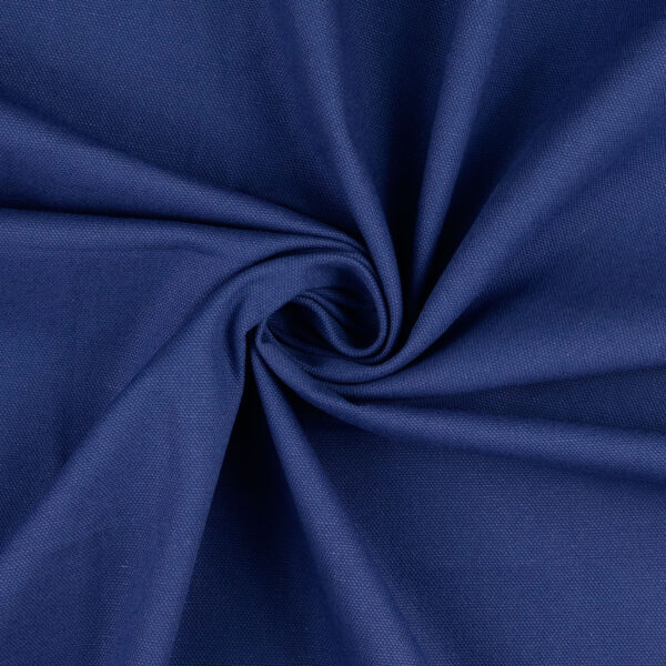 Canvas Dekostoff uni blau 5026
