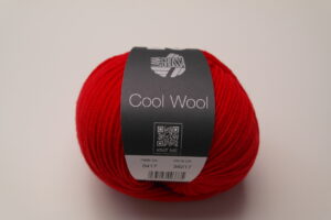 Lana Grossa Cool Wool uni 417 leuchtendrot