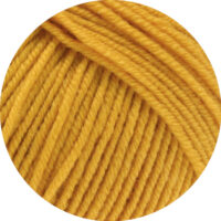 Lana Grossa Cool Wool uni 2065 safrangelb – Bild 2