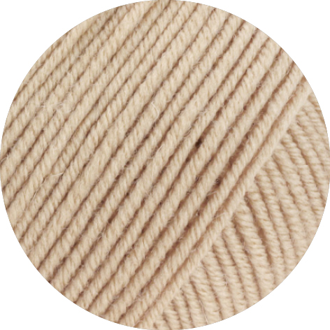 Lana Grossa Cool Wool uni 2114 perlbeige – Bild 2