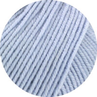 Lana Grossa Cool Wool uni 2119 zartblau – Bild 2