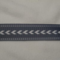 Gurtband Meterware 38mm Pfeil jeansblau – Bild 2