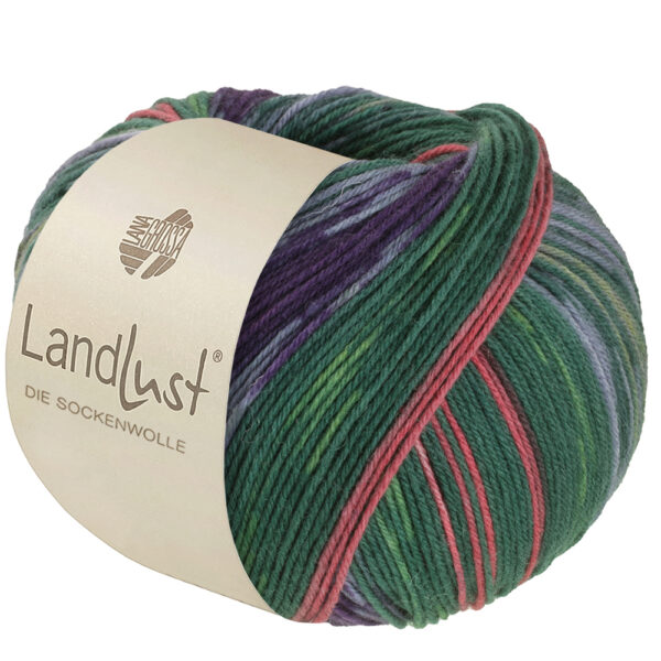 Landlust Die Sockenwolle 4-fädig 100g Print 613