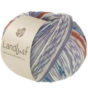 Landlust Die Sockenwolle 4-fädig 100g Print 614