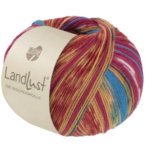 Landlust Die Sockenwolle 4-fädig 100g Print 615