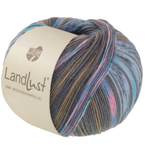 Landlust Die Sockenwolle 4-fädig 100g Print 616