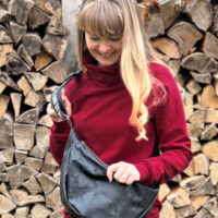 Lederimitat Swafing Björk schwarz – Bild 2