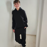 Sweat Wintersweat Heavy Sweat Swafing Hanni schwarz 299 – Bild 4