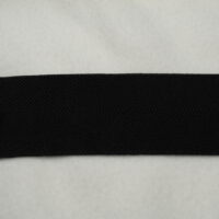 Gummiband Gürtelgummi Fischgrat 50mm schwarz – Bild 2