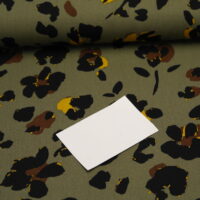 Viskose Twill Webware Leo Print grün – Bild 2