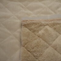 Cord Stepper sand mit Plüschabseite – Bild 2