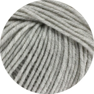 Lana Grossa Cool Wool uni 443 Hellgrau meliert