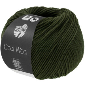 Lana Grossa Cool Wool Mélange (We Care) 1495 Lodengrün meliert