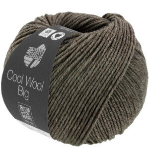 Lana Grossa Cool Wool Mélange (We Care) 1622 Dunkelbraun meliert