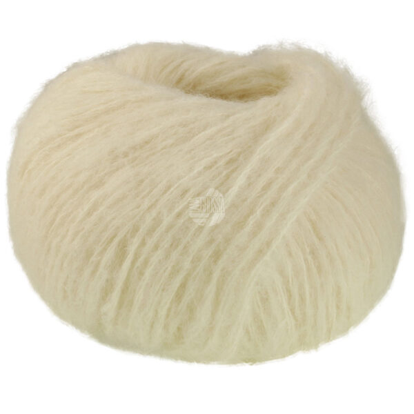 Lana Grossa Mohair Di Gio 009 Rohweiß