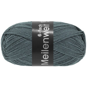 MEILENWEIT 6-FACH 150g uni schiefergrün 9249