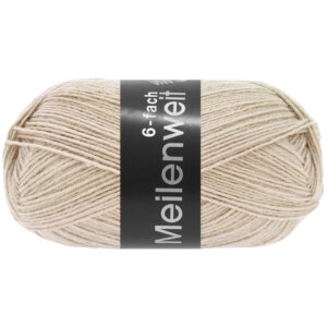 MEILENWEIT 6-FACH 150g uni hellbeige 9678