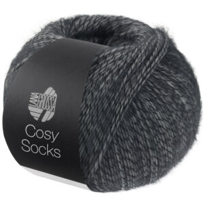 Lana Grossa Meilenweit 100g Cosy Socks dunkelgrau 007