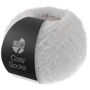 Lana Grossa Meilenweit 100g Cosy Socks hellgrau 008