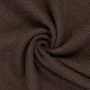 Boucle Doubleface Teddy Fleece Swafing braun 178