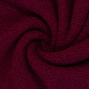 Boucle Doubleface Teddy Fleece Swafing bordeaux 937
