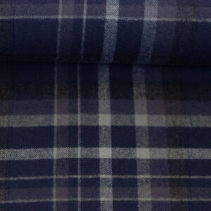 Flanell Baumwolle Swafing Maverick blau kariert