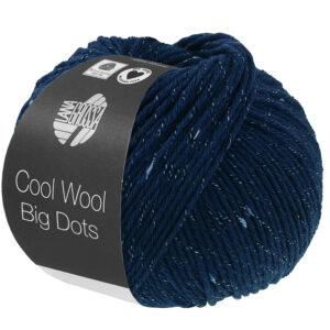 Lana Grossa Cool Wool Big dots Dunkelblau 102