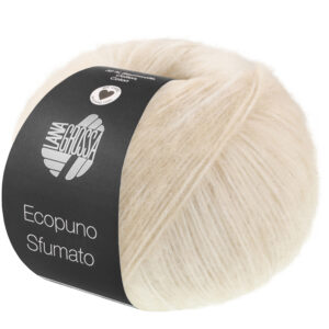 Lana Grossa Ecopuno Sfumato rohweiß/beige