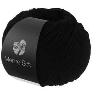 Lana Grossa Merino Soft Schwarz 0020