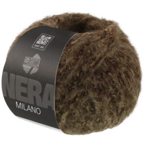 Lana Grossa Milano Nera dunkelbraun meliert 10