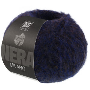 Lana Grossa Milano Nera blau/braun meliert 11