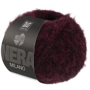 Lana Grossa Milano Nera dunkelrot/schwarz meliert 12