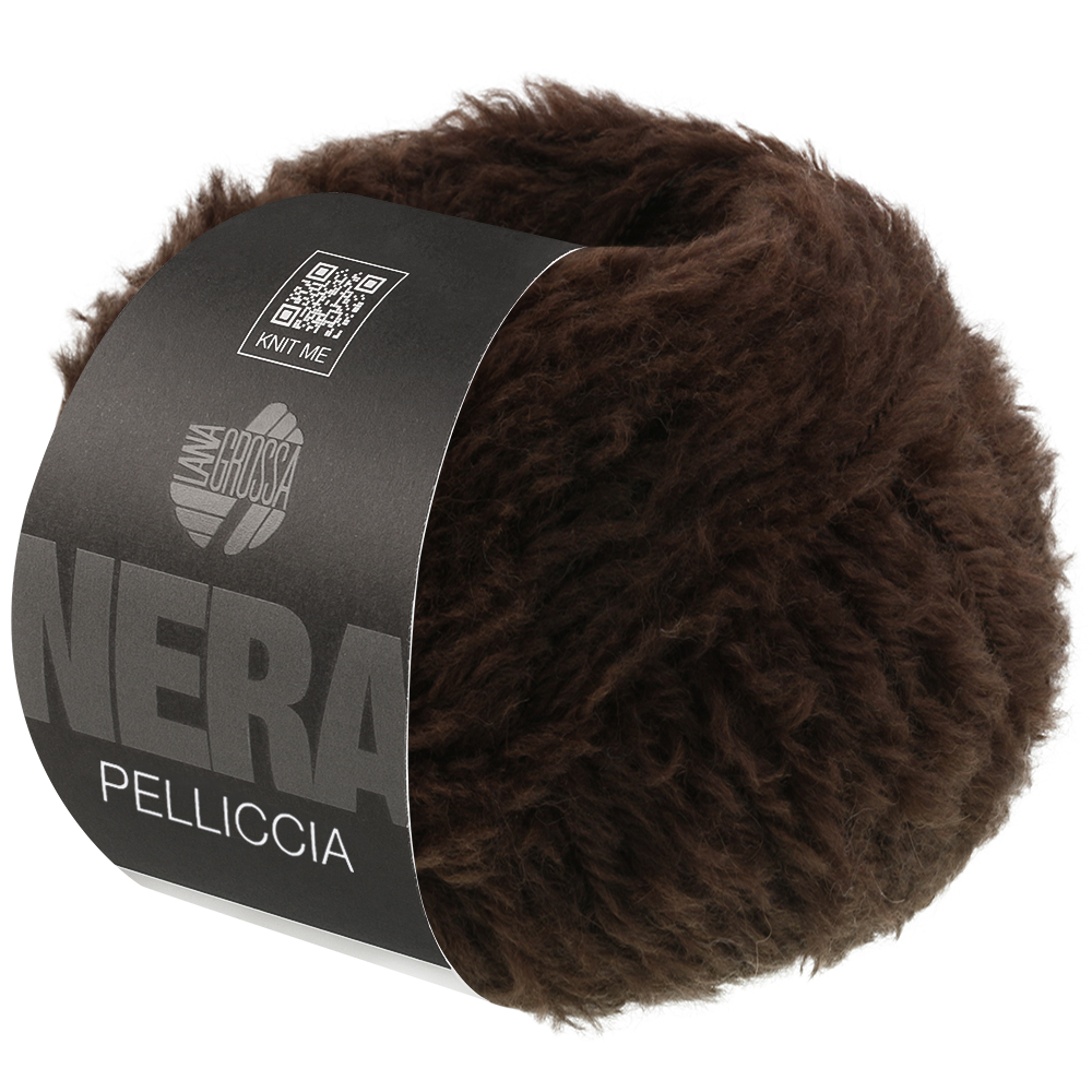 Lana Grossa Pellicia Nera mokka 04