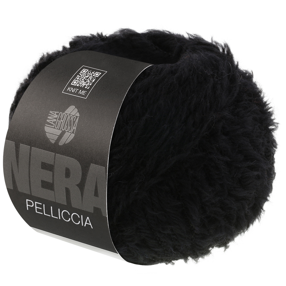 Lana Grossa Pellicia Nera schwarz 06