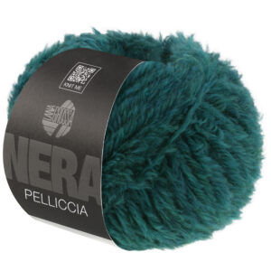 Lana Grossa Pellicia Nera petrol 10