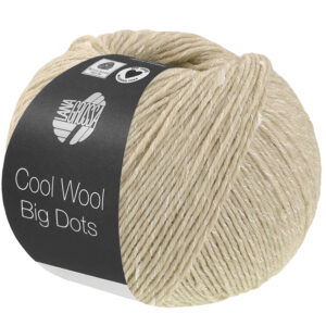 Lana Grossa Cool Wool Big dots Natur 112