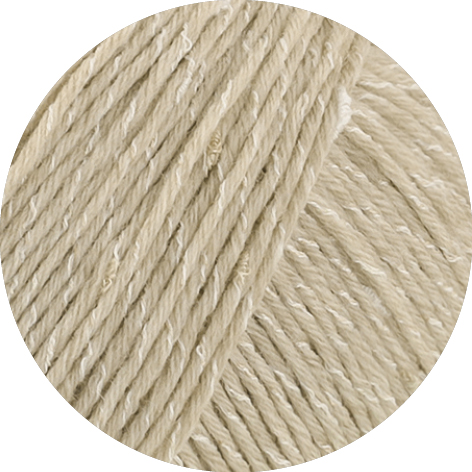Lana Grossa Cool Wool Big dots Natur 112 – Bild 2